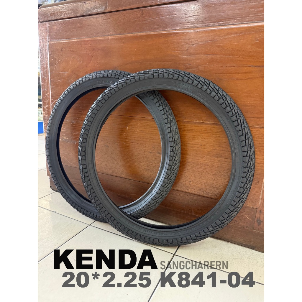 ยางนอกจักรยาน 20*2.25 KENDA K-841 หน้ากว้าง ดอกยางสวย สีดำ