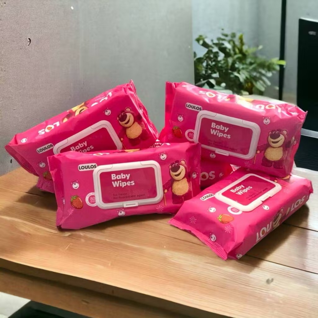 ทิชชูเปียกหมีล็อตโซ่ แผ่นใหญ่จุใจ ทิชชู่เปียกของเด็ก กระดาษเปียก Baby Wipes ผ้านุ่มชุ่มชื่น - รูปที่ 5