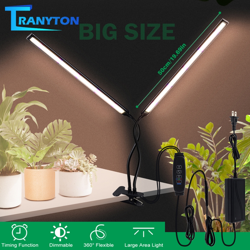 LED Desktop clip  Grow Light full Spectrum 30W/60W พืชกันน้ำเต็ม Grow Light UV IR สำหรับไฟเมล็ดเรือนกระจกในร่ม