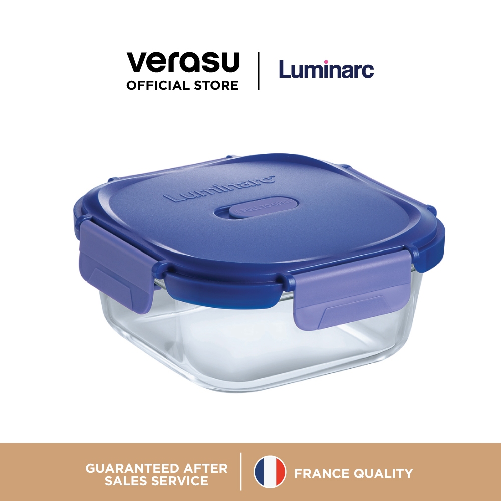 Luminarc กล่องแก้วถนอมอาหาร จัตุรัส 800 มล. Putina ARC-X1238