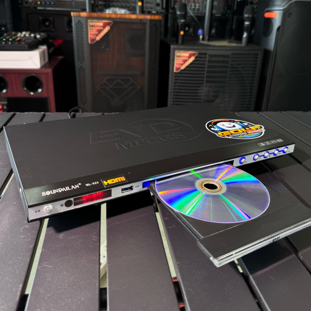 เครื่องเล่น DVD VCD CD MP3 ML-923 SOUNDMILAN ระบบ HDMI และ AV เครื่องเล่นดีวีดี ซีดี หัวอ่านแก้ว รับประกัน 1ปี