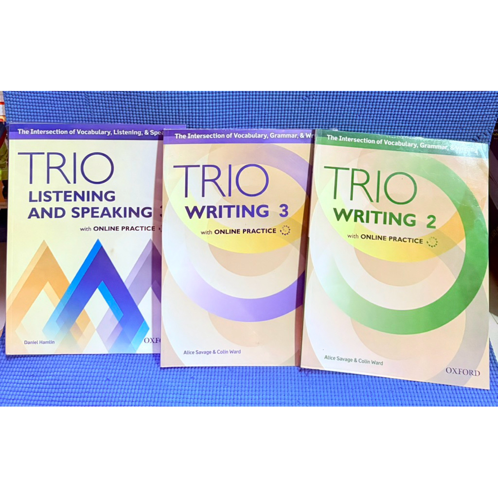 TRIO LISTENING AND SPEAKING,Writing ไม่มีจดโค้ดยังไม่ขูดมือ2