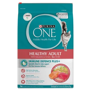 เพียวริน่า วัน อาหารสำหรับแมวโตชนิดเม็ด ขนาด 6.6 กิโลกรัม PURINA ONE ADULT CAT FOOD DRY 6.6 KG.