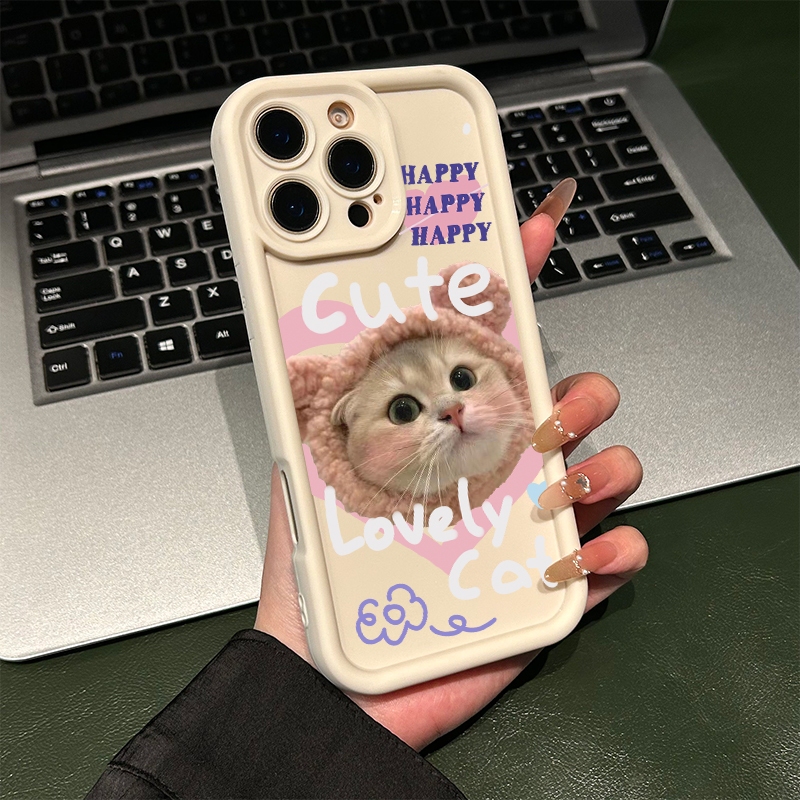 แมวน้อยน่ารัก เคส  Vivo Y17/Y12/Y15/Y11/Y12i Y17s/Y28 5G Y20/Y20i/Y20s Y11S/Y12S Y50/Y30/Y30i Y17/Y12/Y15/Y11/Y12i ราคา ถูกที่สุด ดีลบีเคเค แกลเลอรีภาพที่ 6