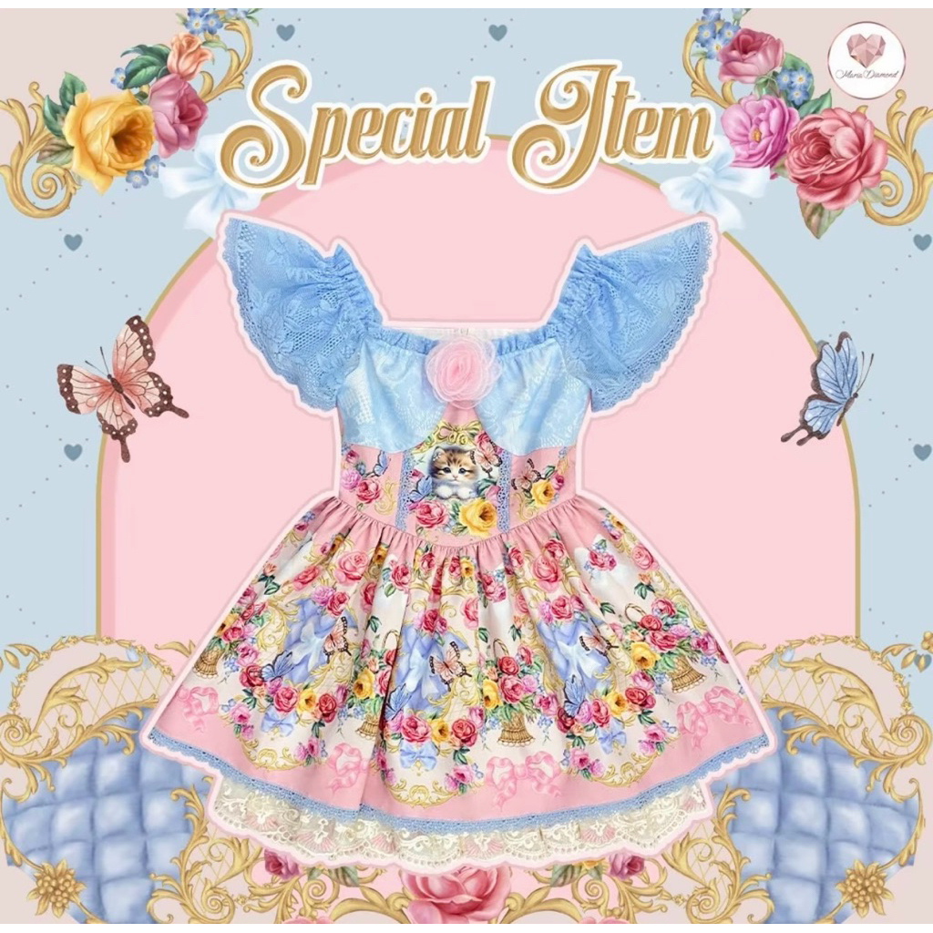 เดรสสั้น maria dimond ไซร์s ใส่1ครั้ง ไม่มีตำหนิ เข็มกลัดดอกไม้ถอดได้￼