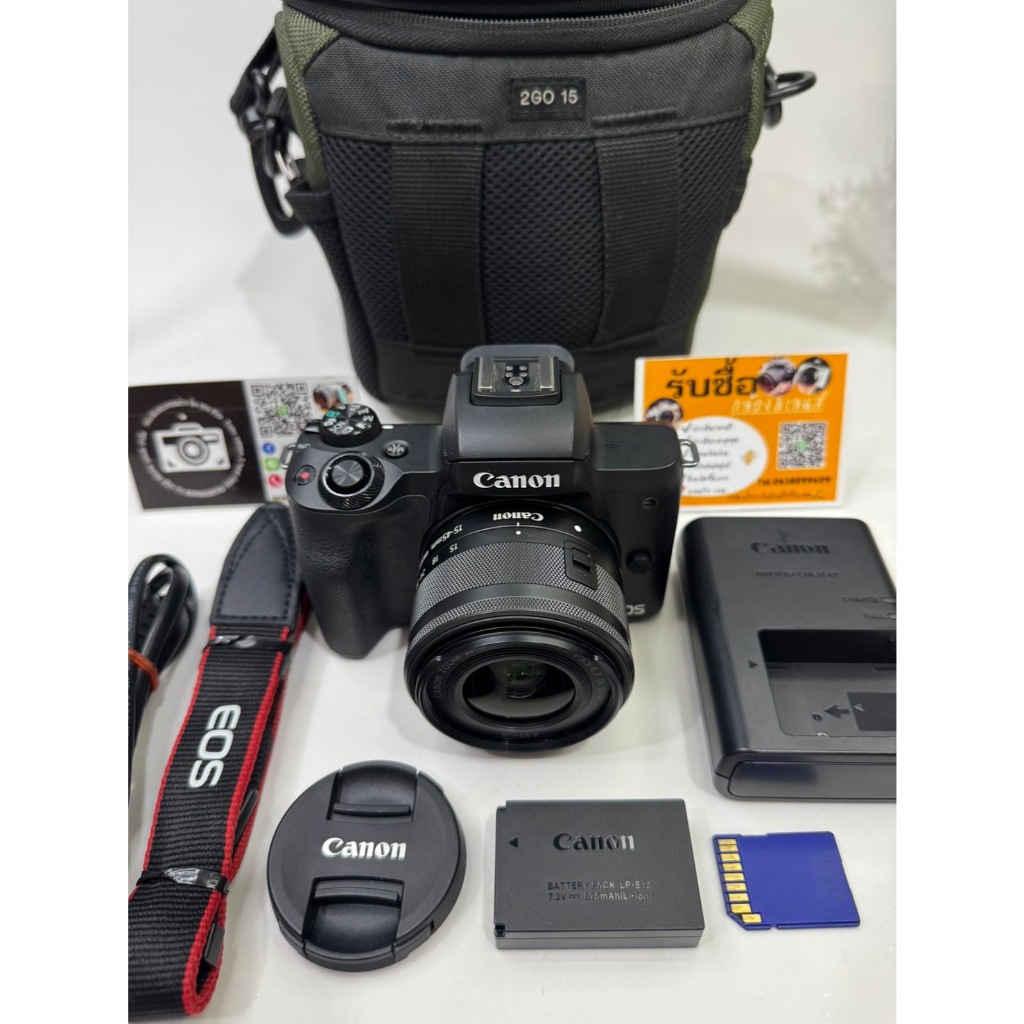 กล้องถูก canon M50ii m50 ii m50 mark 2 vlog ไลฟสด คลิปสั้น