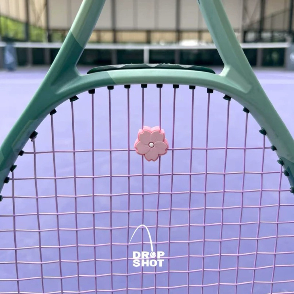 [พร้อมส่ง] Dropshot tennis dampener กันสะเทือนไม้เทนนิส ลาย ดอกซากุระ🌸