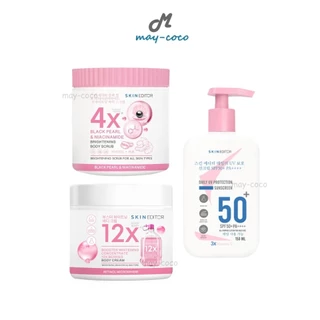 ถูก/แท้/มีไลฟ์ ครีม กันแดด สครับ Skin Editor Body Cream/Body Scrub สกิน เอดิเตอร์ ครีมทาผิวกาย กันแดดผิวป๊อป สครับผิว