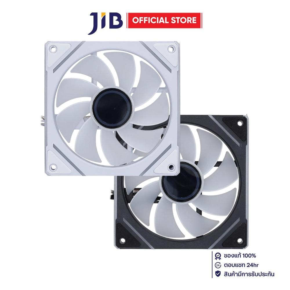 CASE FAN (พัดลมเคส) SAMA YF1203I - 120MM ARGB PWM REVERSE BLACK