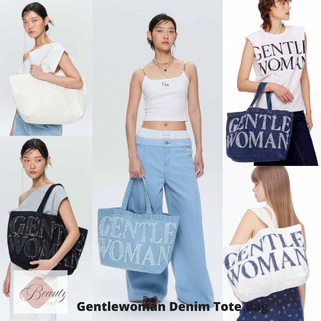 [พร้อมส่ง] กระเป๋า Gentlewoman Denim Tote Bag