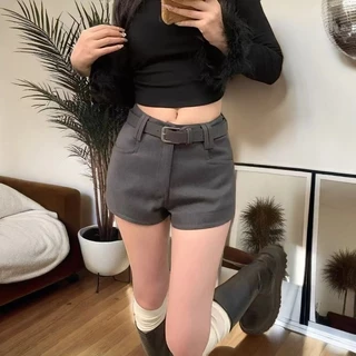 🌸Swift Bra🌸Jennie short pants กางเกงขาสั้น กระเป๋าเหลี่ยม ซิปหน้า กางเกงขาสั้นสำหรับผู้หญิง
