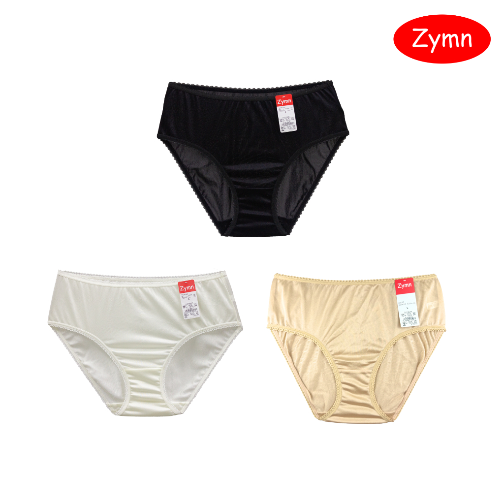 ZYMN กางเกงในผ้า NYLON เอวสูง รุ่น ZU2128 set 3 ชิ้น