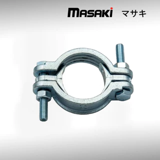 Double bolt clamp แคล้มรัดท่อ แคล้มรัดสายยาง ใช้กับสายยางไส้ลวด เข็มขัดรัดสาย SL clamp