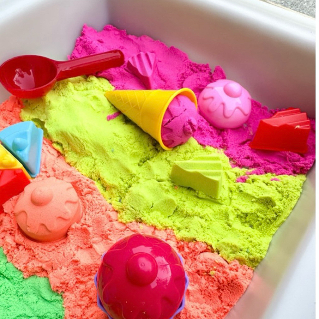 🎨ทรายวิทยาศาสตร์ 1KG🎨  ทรายแม่เหล็ก Sensory play