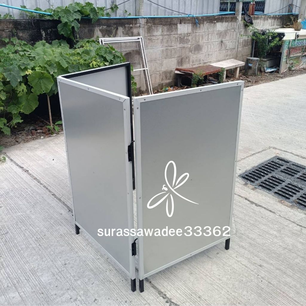 ฉากบังลมเตาแก๊สเมทัลชีทขนาด 2 ช่อง/3ช่องแบบพับได้