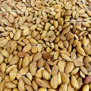 อัลมอนด์เม็ด อบ พร้อมทาน รสธรรมชาติ ไม่น้ำมัน ไม่เกลือ 500 g. (Roasted Almonds)
