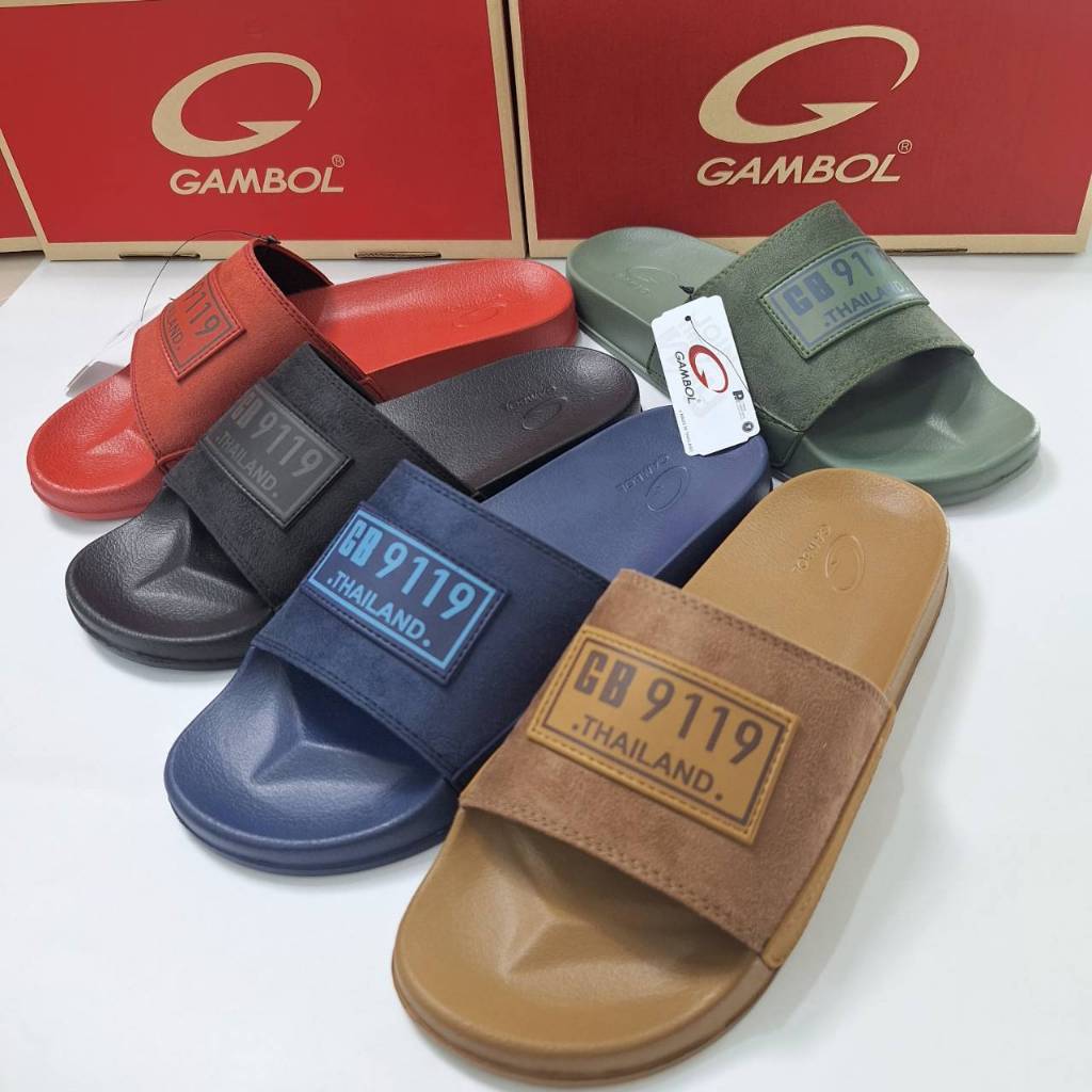 New แกมโบล รองเท้าแตะ ชาย/หญิง Sz. 40-44 รุ่น CB42206  น้ำหนักเบา ทนทาน (พร้อมกล่อง) - รูปที่ 7