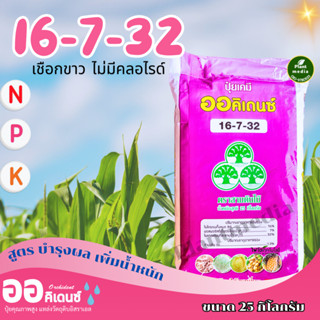 ปุ๋ย 16-7-32 ออคิเดนซ์ ปุ๋ยเกล็ด ระบบน้ำ (สูตร A ไม่มีคลอไรด…