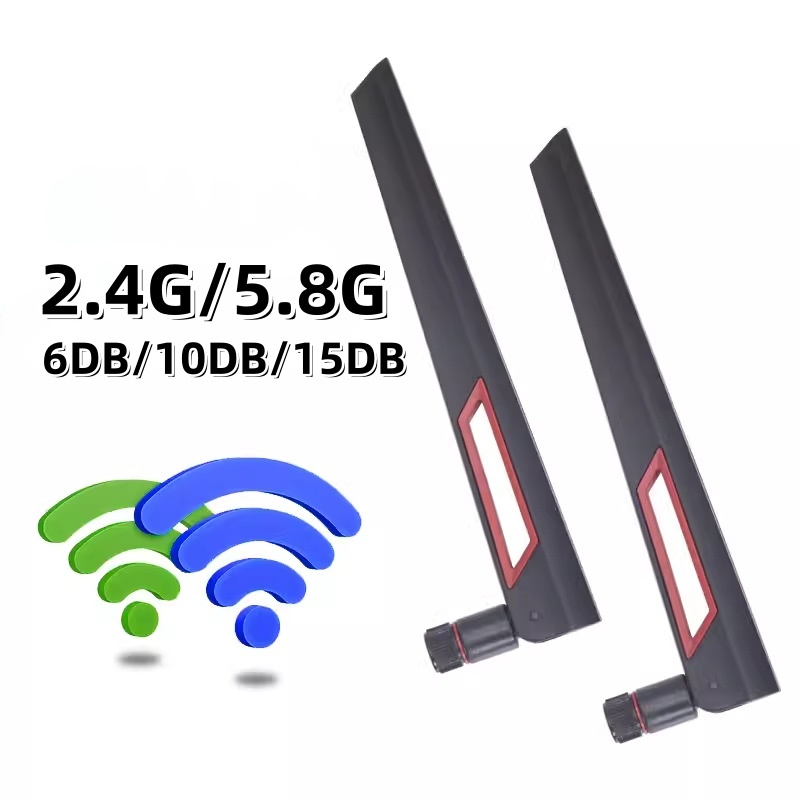 10DB เสาอากาศ WiFi Dual Band เสาอากาศทิศทาง 2.4G/5Ghz สําหรับ SMA /PR-SMA