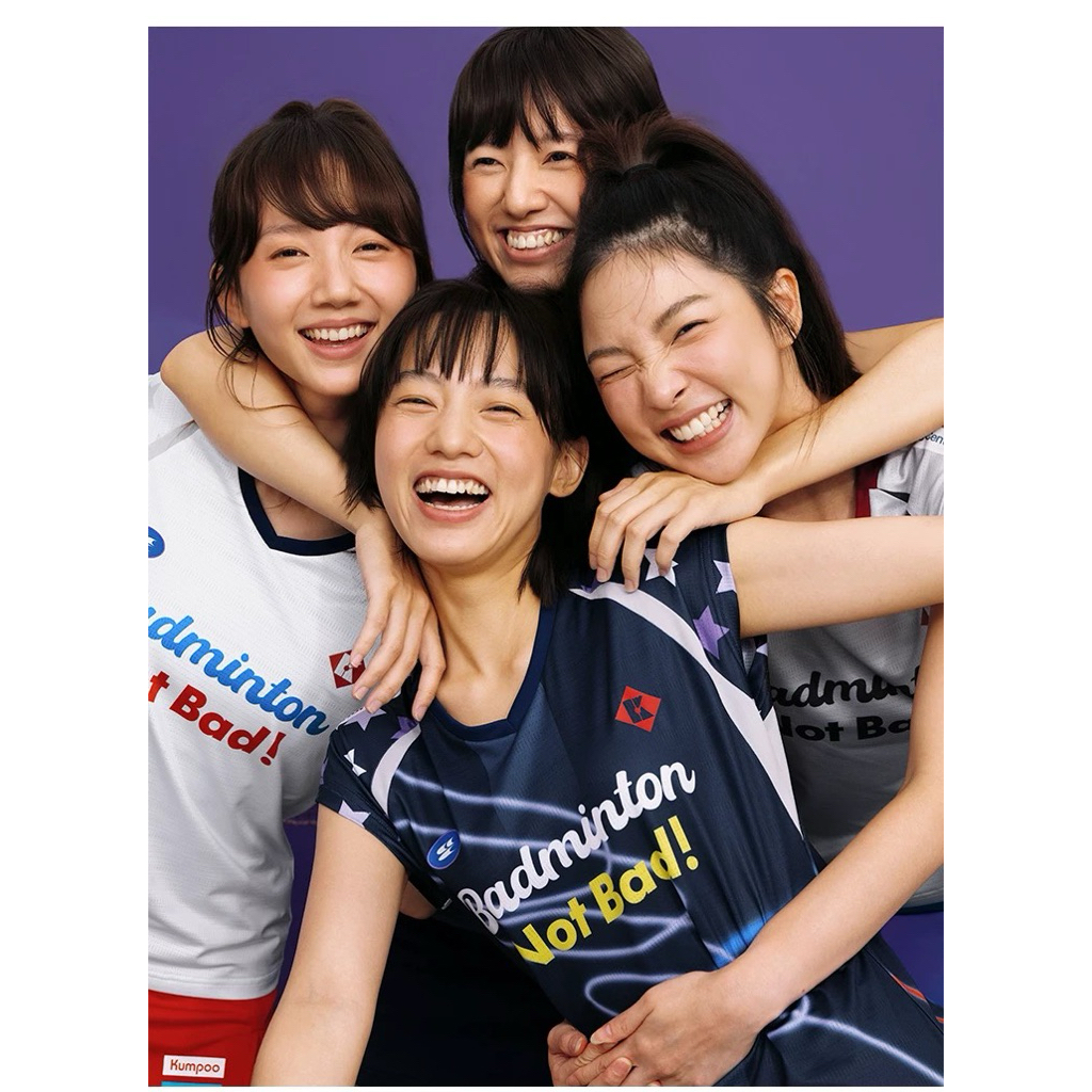 CryingCenter เสื้อออกกำลังกายกีฬาแบดมินตัน ใส่สบาย Baby Tee Badminton Smash 2025