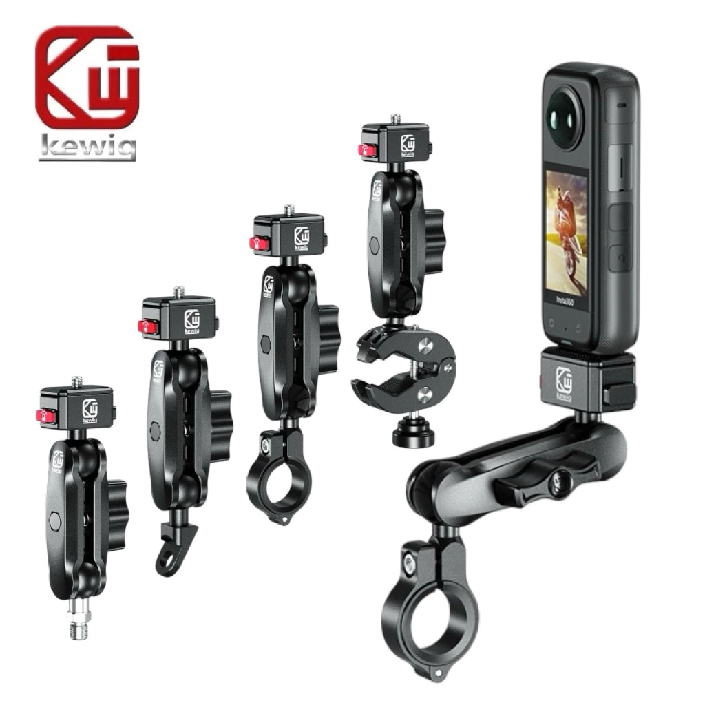 Kewig R22A ที่ยึดกล้องสำหรับติดมอเตอร์ไซค์แบบ(ปลดเร็ว) พร้อมกันขโมย