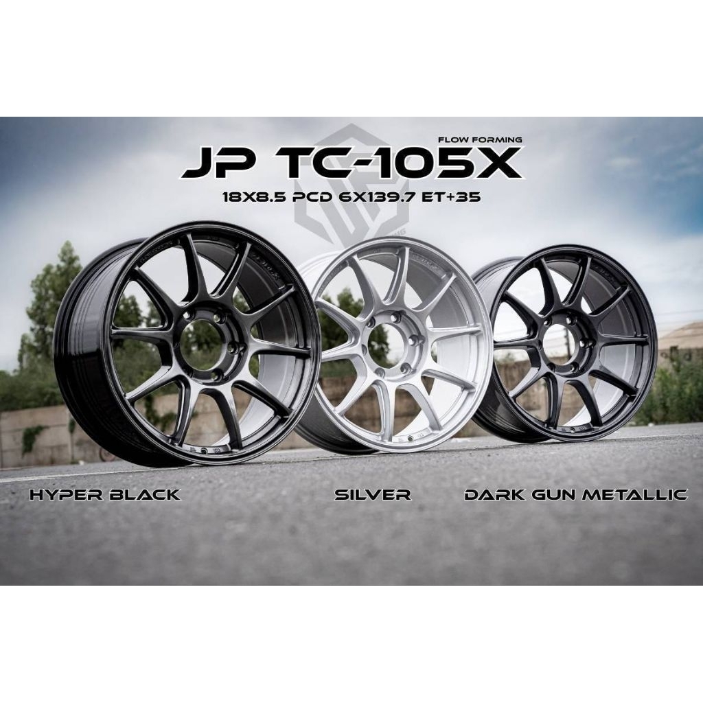 ล้อTC-105x (Flow Forming)ขอบ18x8.5 / 6รูx139.7 / ET+35 (งานJP)⭐