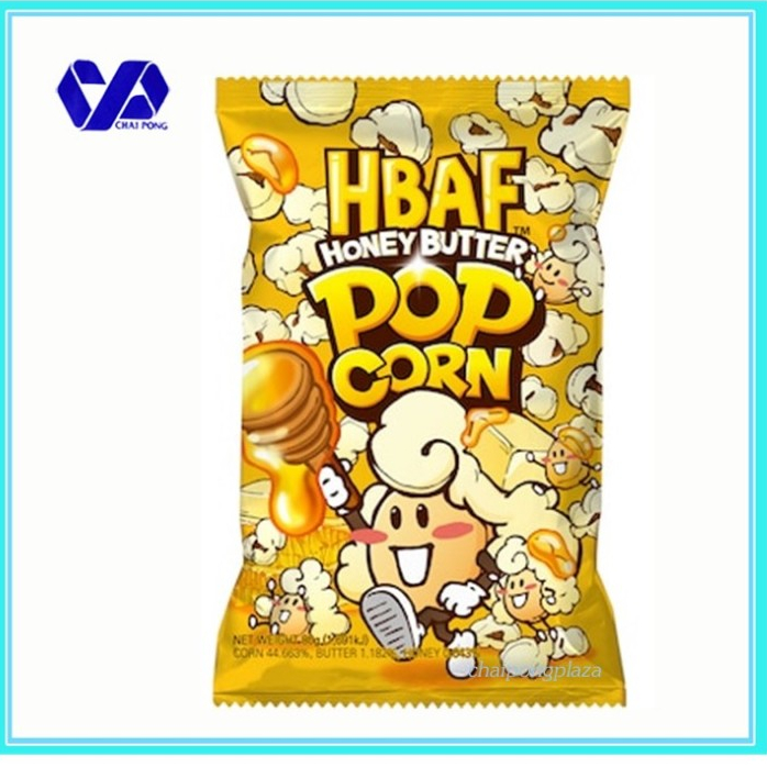 HBAF ป๊อปคอร์น ฮันนี่บัตเตอร์ นำเข้าจากเกาหลี 80 กรัม