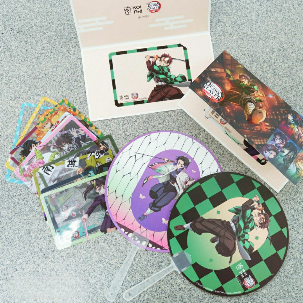 (ทักลด50%) Exclusive Bundle Set การ์ดตัวละคร ดาบพิฆาตอสูร ปราสาทไร้ขอบเขต demon slayer : infinity ca