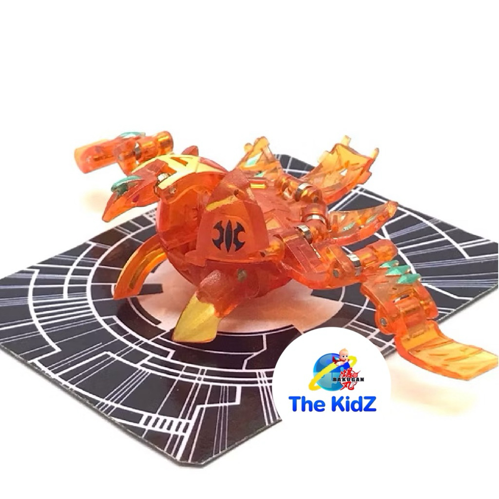 บาคุกัน Bakugan B2 Translucent Atmos Aquos Orange Bakusolar Battle Brawlers