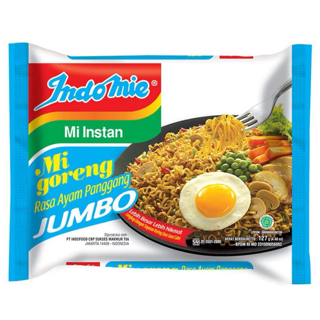 Indonesia Mi Goreng Special Jumbo Rasa Ayam Panggang / Grilled Chicken Flavor 127 gram 1 pc