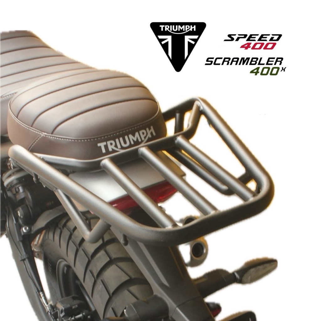 แร็คท้าย (สำหรับ) Triumph Scrambler 400 X , Speed 400 / Top Rack Speed 400 , Scrambler 400 X