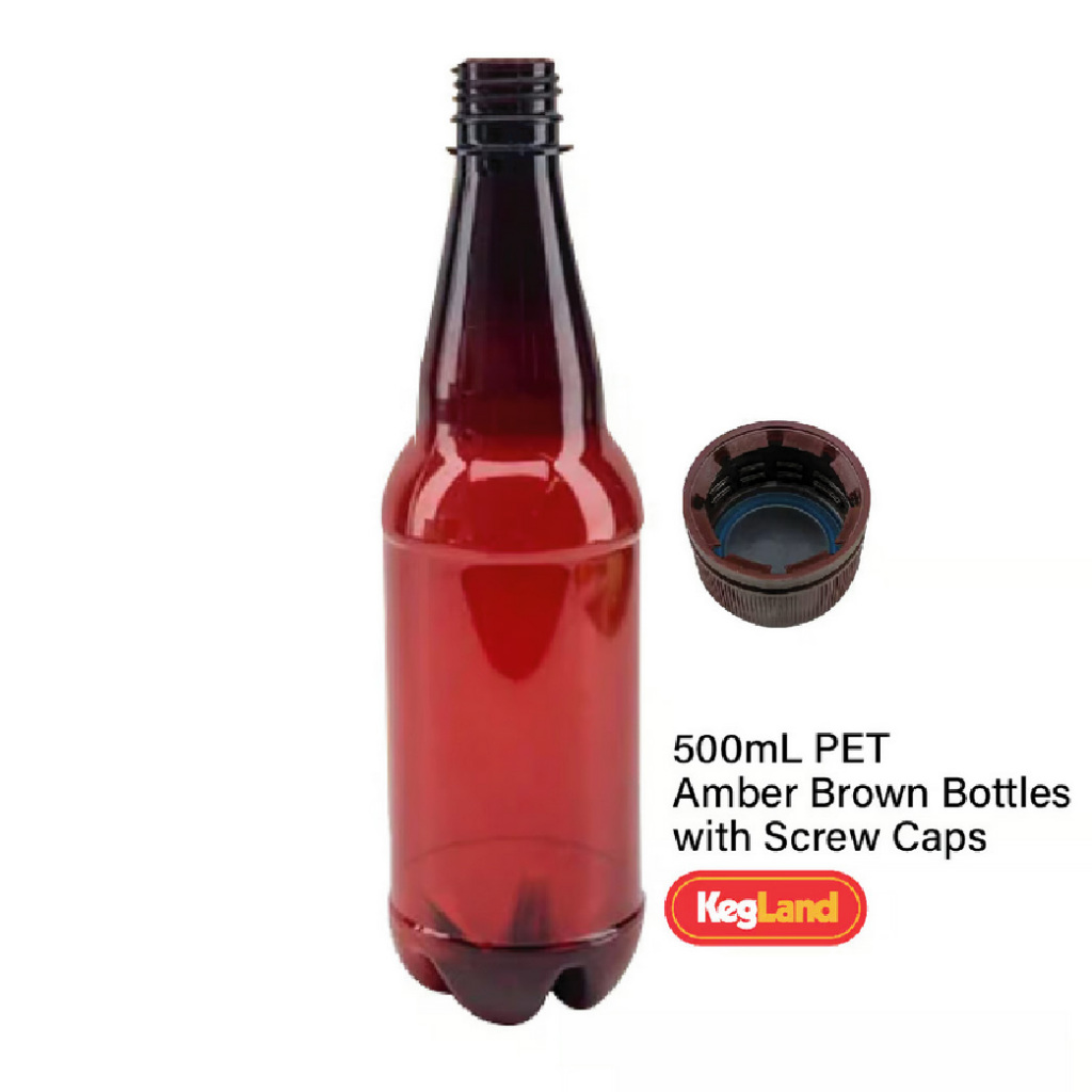 PET Brown Bottle 500ml x 24