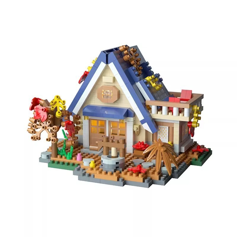 ตัวต่อบ้าน ตัวต่อ DIY บ้านต้นไม้ บล็อกตัวต่อบ้านต้นไม้ ของเล่นตัวต่อ ของขวัญวันเกิด - รูปที่ 7