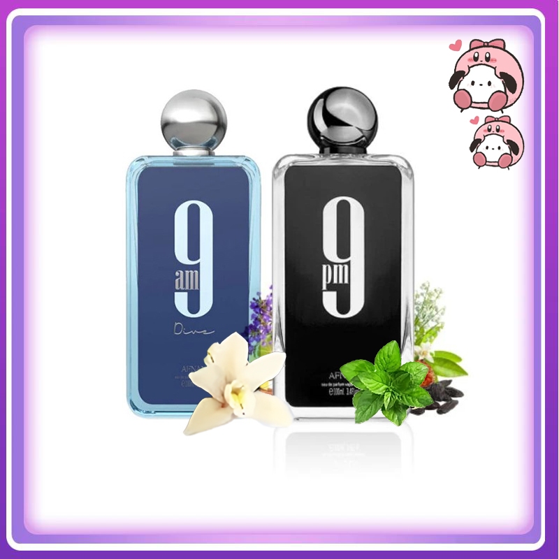 🌿【สินค้าพร้อมส่ง】🚚น้ำหอมแท้💕น้ำหอมผู้ชาย📌9am Dive / 9PM Eau de Parfum EDP 100ml