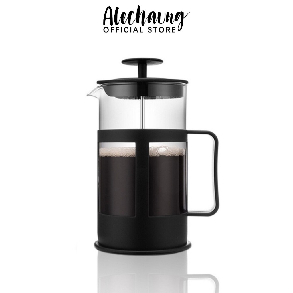 Alechaung แก้วชงชา เหยือกชงกาแฟ french press 350ml 600ml 800ml 1000ml ใช้งานง่าย สะดวก