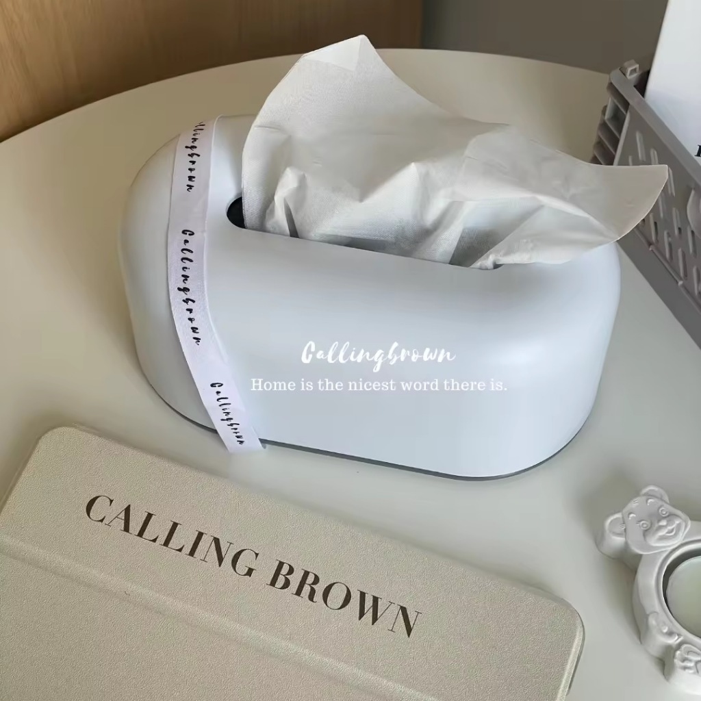 callingbrown [🐳พร้อมส่ง🐳] กล่องใส่ทิชชู่ ที่ใส่ทิชชู่ กล่องทิชชู่ ทิชชู่