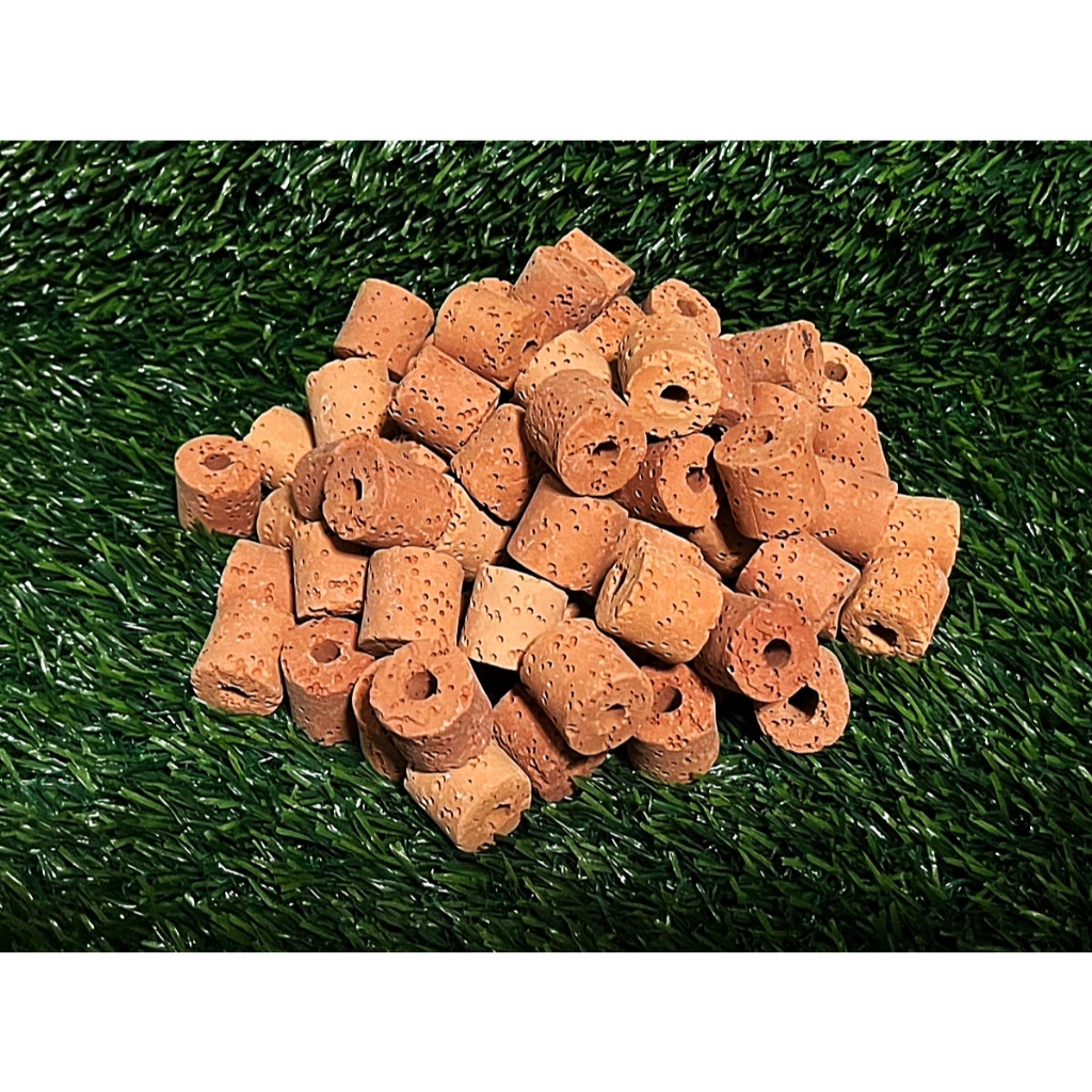 วัสดุกรองตู้ปลา หินภูเขาไฟ+เซรามิคริงหลายสี 100 g - 1 kg เพิ่มแบคทีเรีย น้ำใสสุขภาพดี - รูปที่ 3