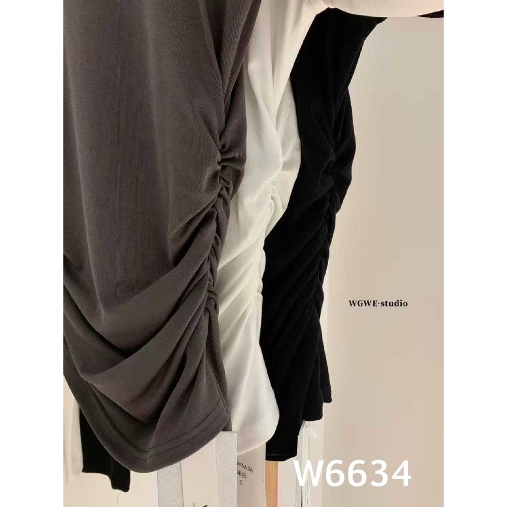 W6634 เสืัอแขนยาว Tag🇰🇷🛍️WGWE - รูปที่ 4