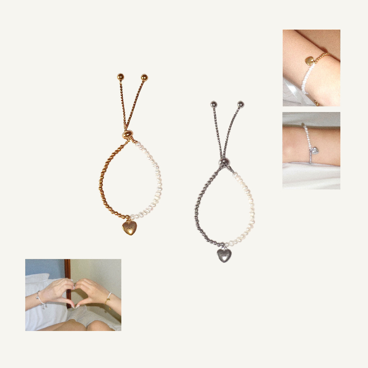 nice try studio - Endless Love Bracelet - Made of Love Collection สร้อยข้อมือไข่มุกแท้