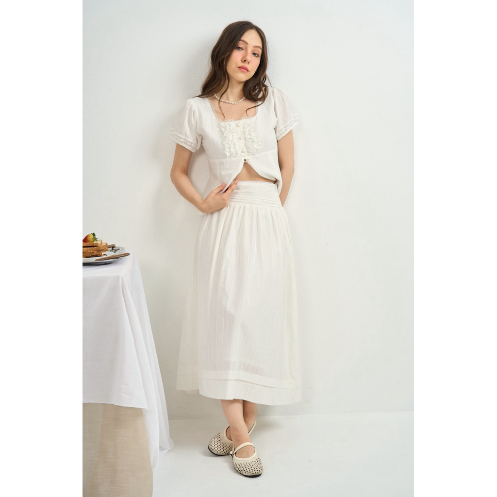 keen skirt (กระโปรงยาว รูดใต้เอว)
