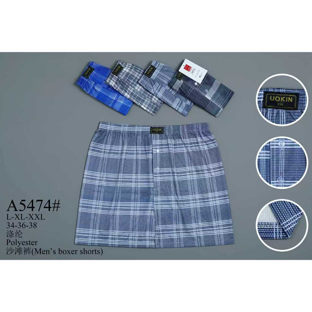 บ๊อกเซอร์ Boxer 🔥ลายใหม่ A5474พร้อมส่ง 🔥 L-2XL แบร์น UOKIN เนื้อผ้านิ่ม ใส่สบาย