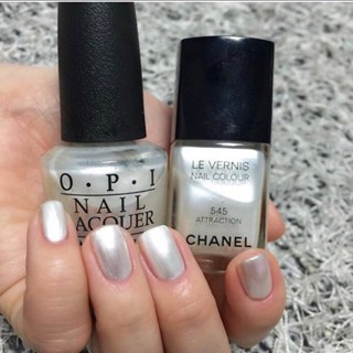พร้อมส่ง OPI - Kyoto Pearl  ยาทาเล็บสีขาวมุกซาติน  สวยหวานคล…