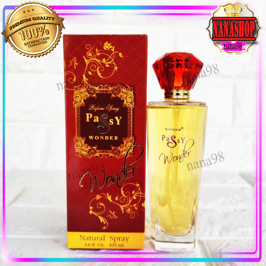 💥ส่งฟรี น้ำหอมแพซซี่ PASSY Wonder Natural Perfume SPRAY แพซซี่ วันเดอร์ เพอร์ฟูม สเปรย์ 105 ml.