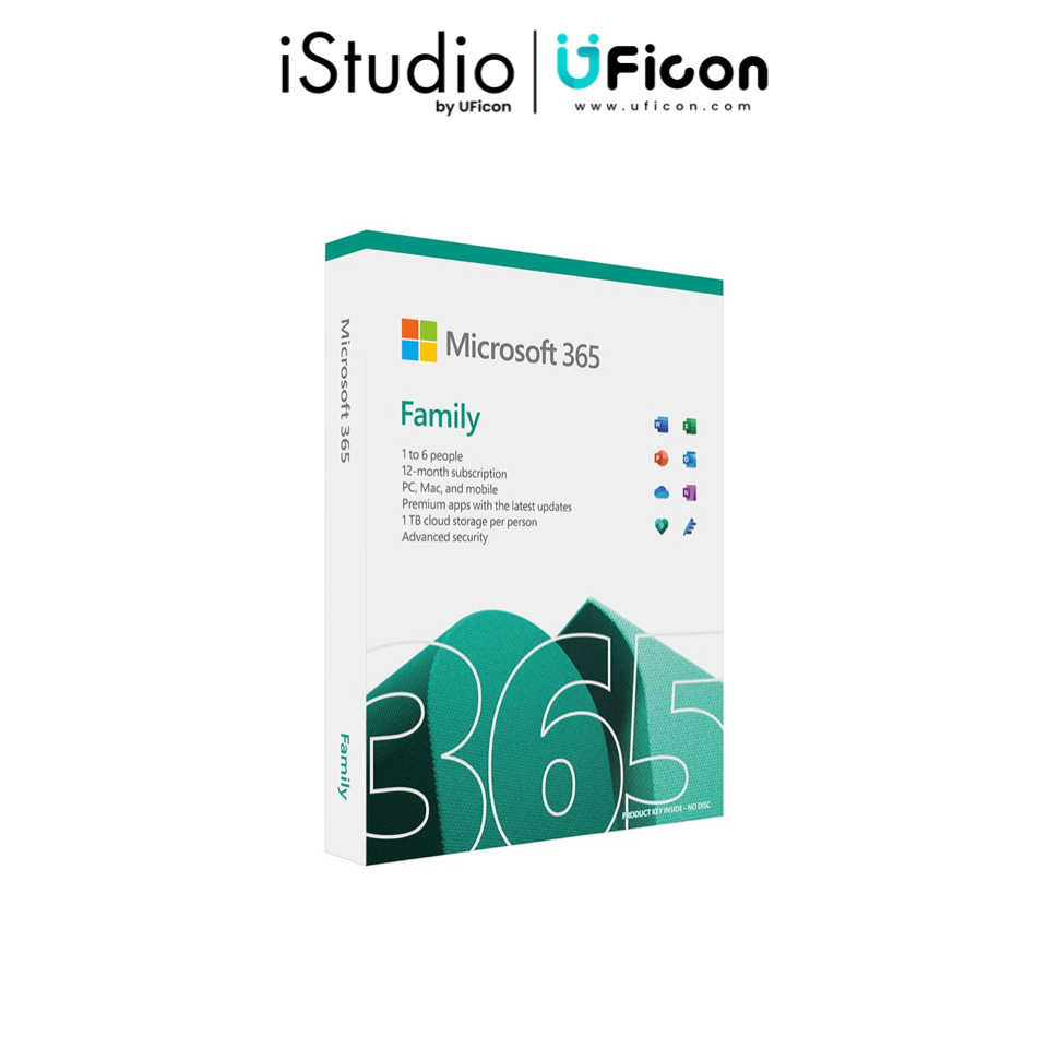 Microsoft Office 365 Family 1yr. Subscr.(2020)