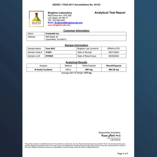 NAC (120 แคปซูล) ProHealth แท้จาก USA