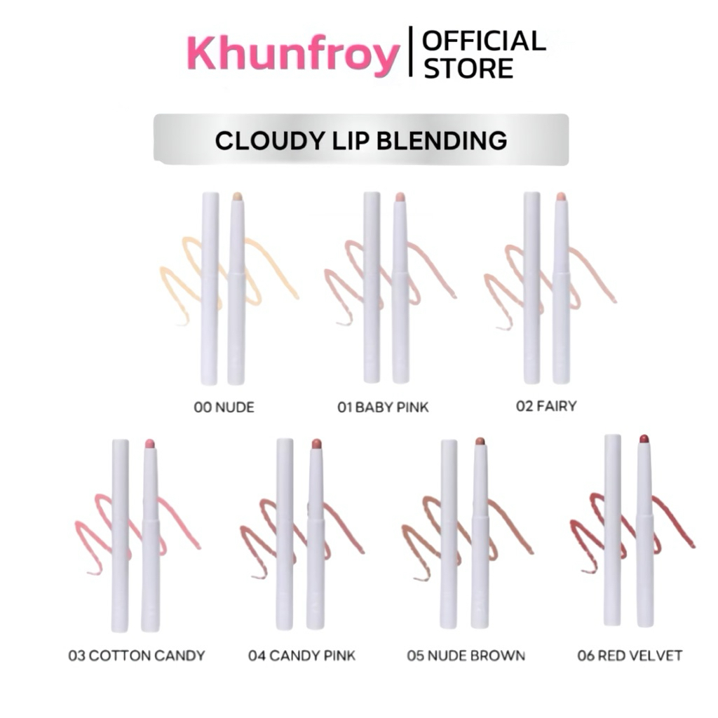 [LIVE เหลือ 89.-] ลิปไลเนอร์ ลิปเลเยอร์ ลิปเบลอขอบปาก KAGE Cloudy blending lip