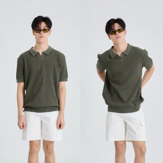 (ส่งด่วน กทม 4 ชม.) SLURBOYY Summer Premium Knit Polo เสื้อไหมพรมคอปก ลายทาง (SB0842)