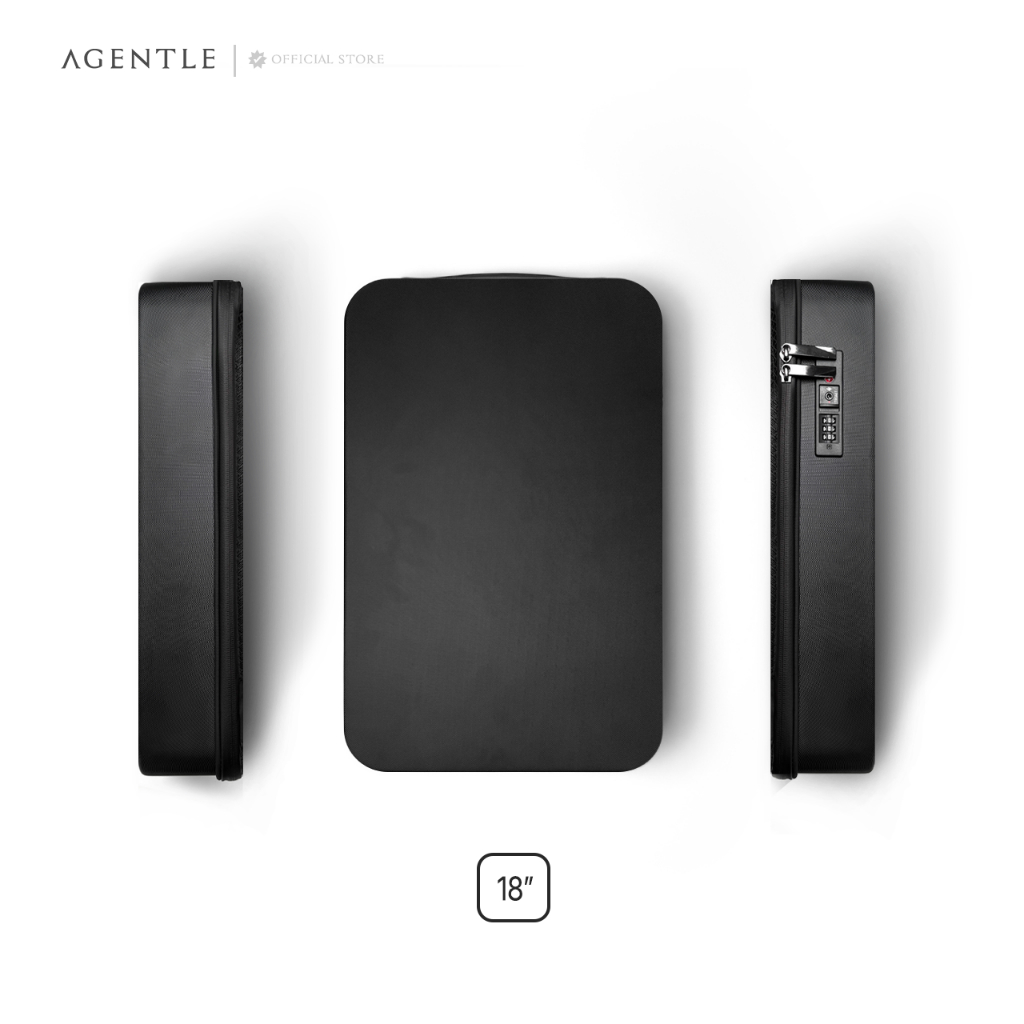 AGENTLE - PERFECT PACK กระเป๋าเป้สะพายหลัง [18นิ้ว] ผู้ชายโน็ตบุ๊คอุปกรณ์อิเล็กทรอนิกส์ PC/ABS/YKK
