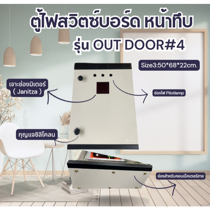 ตู้เปล่าสำหรับใส่ Smart Logger3000A00GL &  Janitza UMG96RM
