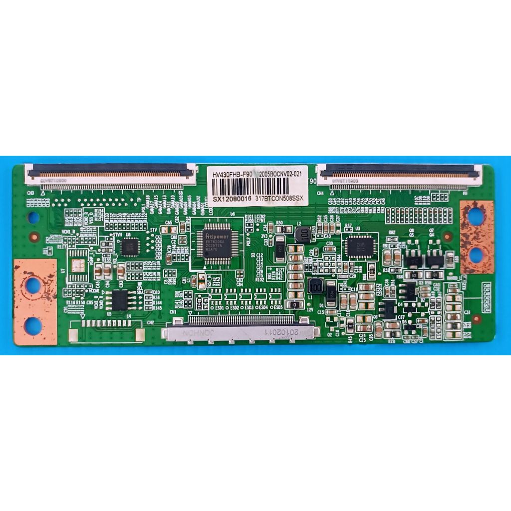 บอร์ดทีคอนทีวี ACONATIC รุ่น  43HS100AN พาสบอร์ด HV430FHB-F90